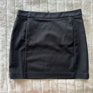 Zara basic black skirt
